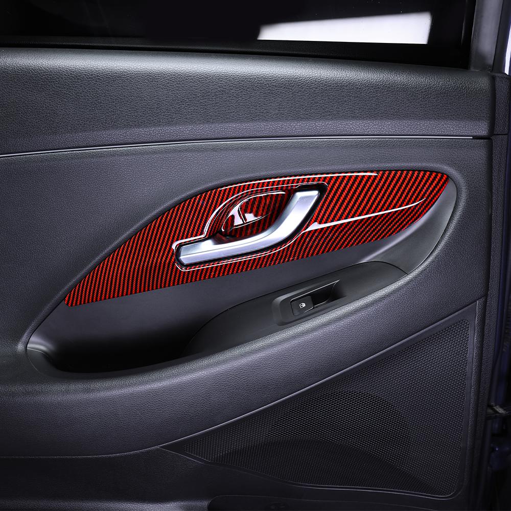 4PCS For Hyundai I30/ I30N 2017-2025 Left-hand Drive Interior Accessories Auto Interior Mouldings Inner Door Handle Cover Trim