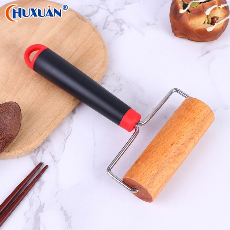 [Q]Rolling Pin Pastry Pizza Fondant Bakers Roller Metal Kitchen Tool For Baking Dough Pizza Cookies Cooking Tool