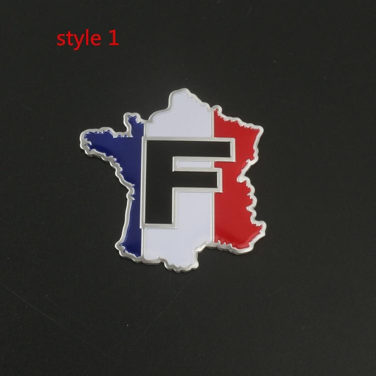 

Флаг Франции Автомобиль Металлическая Наклейка Эмблема Значок Украшение Style 1