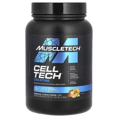 Cell Tech Creatine, Tropical Citrus Punch, 3 Lb (1.36 Kg)