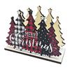 Holiday Napkin Dispenser Christmas Holder, Wooden Tissue Dispenser, Cute Santa Claus Xmas Vertical Paper Towel Storage Tree Freestanding Cocktail
