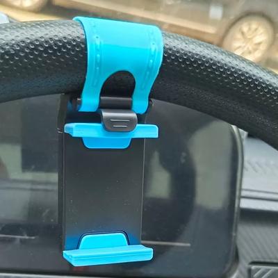 Universal Auto Lenkrad Handyhalterung Halterung Schnalle Steckdosenhalter Fahrradklemme Navigation GPS Smartphone Ständer