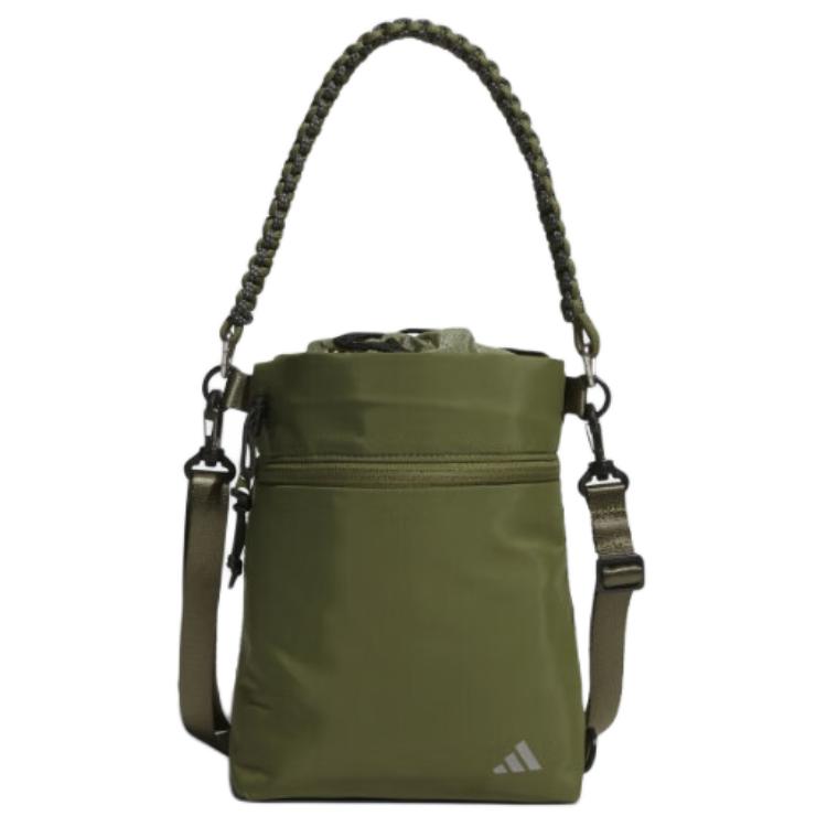 New Adidas Recycled Polyester Shoulder Bag, Crossbody Bag, Handbag Regular Unisex Miracle Bauxite Brown JN3785