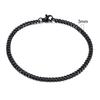 Vnox Mens Simple 3 -11mm Stainless Steel Curb Cuban Link Chain Bracelets For Women Unisex Wrist Jewelry Gifts