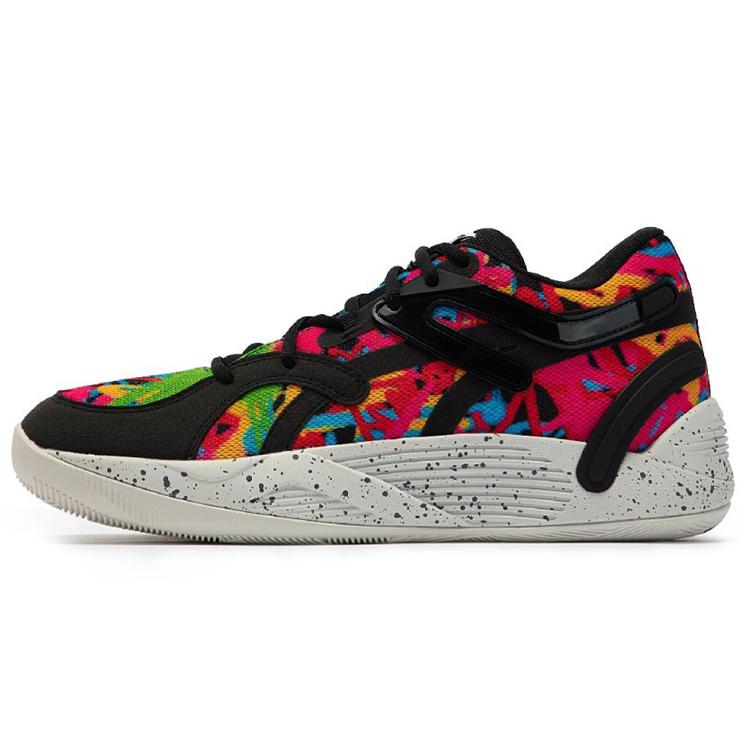 PUMA Trc Blaze Court 'Black Red Blue' (Unisex) Basketball Shoes 377296 01