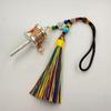 Ethnic Style Colorful Tassel Pendant Keychain Boho Handbag Charms Car Hanging Ornament for Girls Accessories