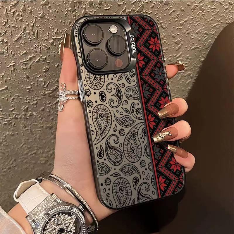 

Red Plaid Case Compatible with iPhone 15 Pro Max, 16 Pro, 14 Pro, 17 – Personalized High-End Design iPhone 13