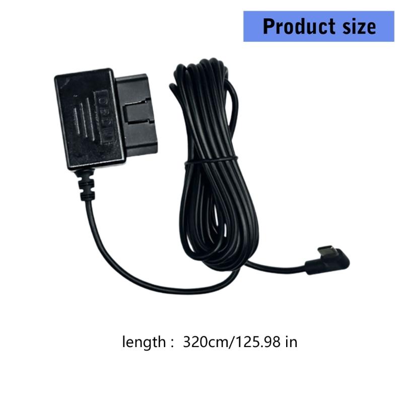 Heavy Duty Plastic OBD ACCs Charging Cord With Intelligent Chip For Multiple Vehicle Compatibility