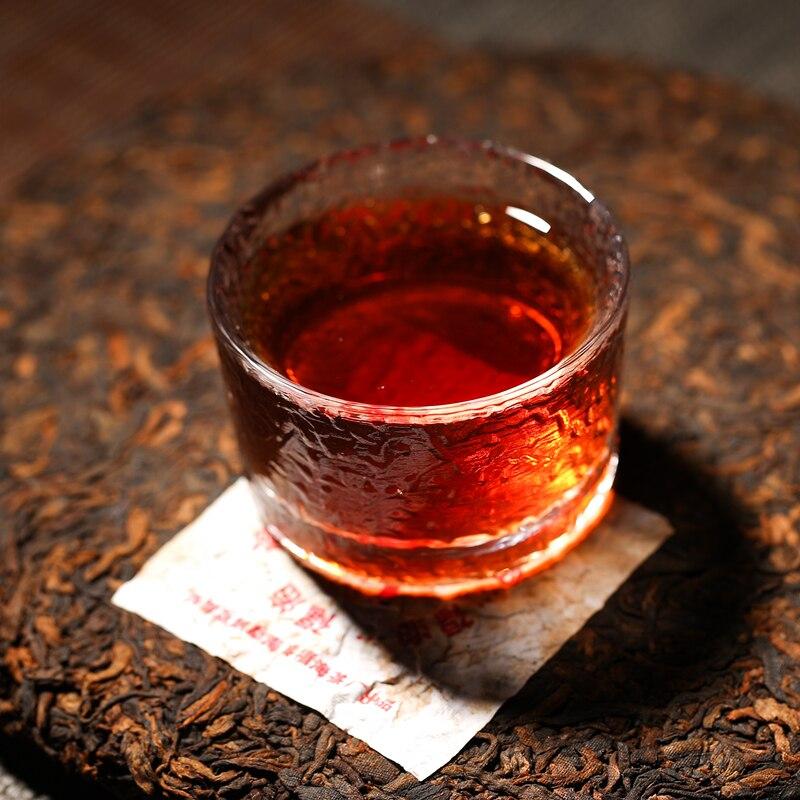 2006 Fuhai 7576 Ripe Puer Tea Old Tree Shu Pu-erh Tea Aged Cake 357g