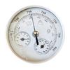 Metall 3-in-1 Barometer Wetterstation für Innen- und Außenbereich Barometer Thermometer Hygrometer mit rundem Rahmen