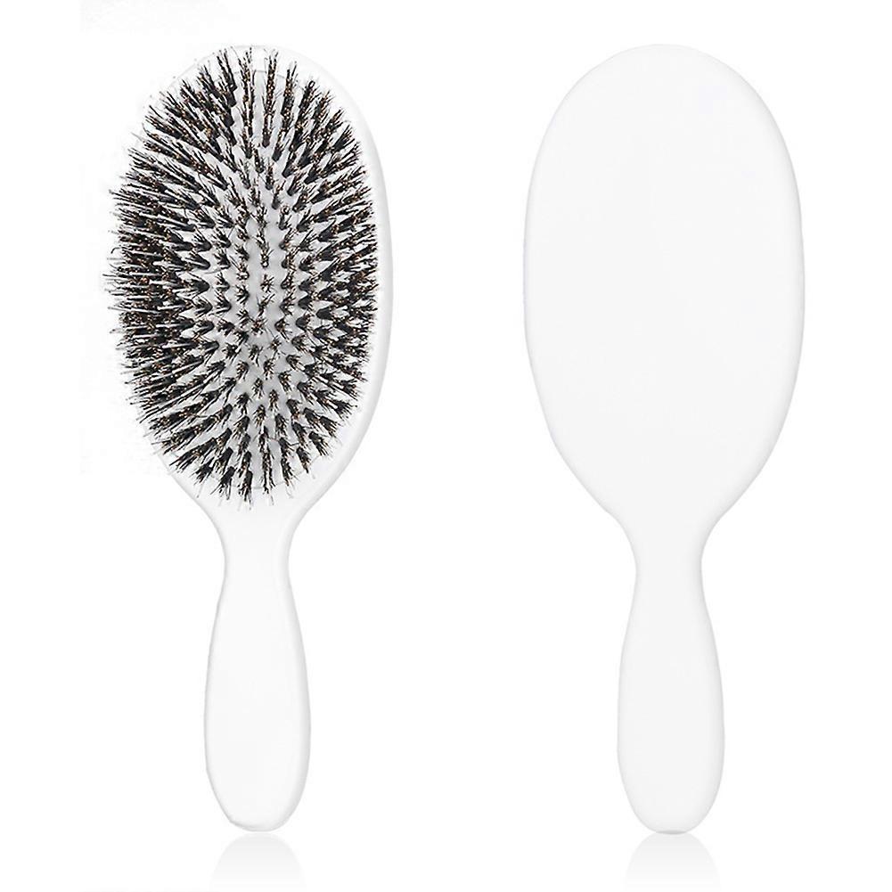 Boar Bristle Air Cushion Hair Brush - Scalp Massage Detangling Comb, Anti-Static & Anti-Frizz Hair Comb for Women