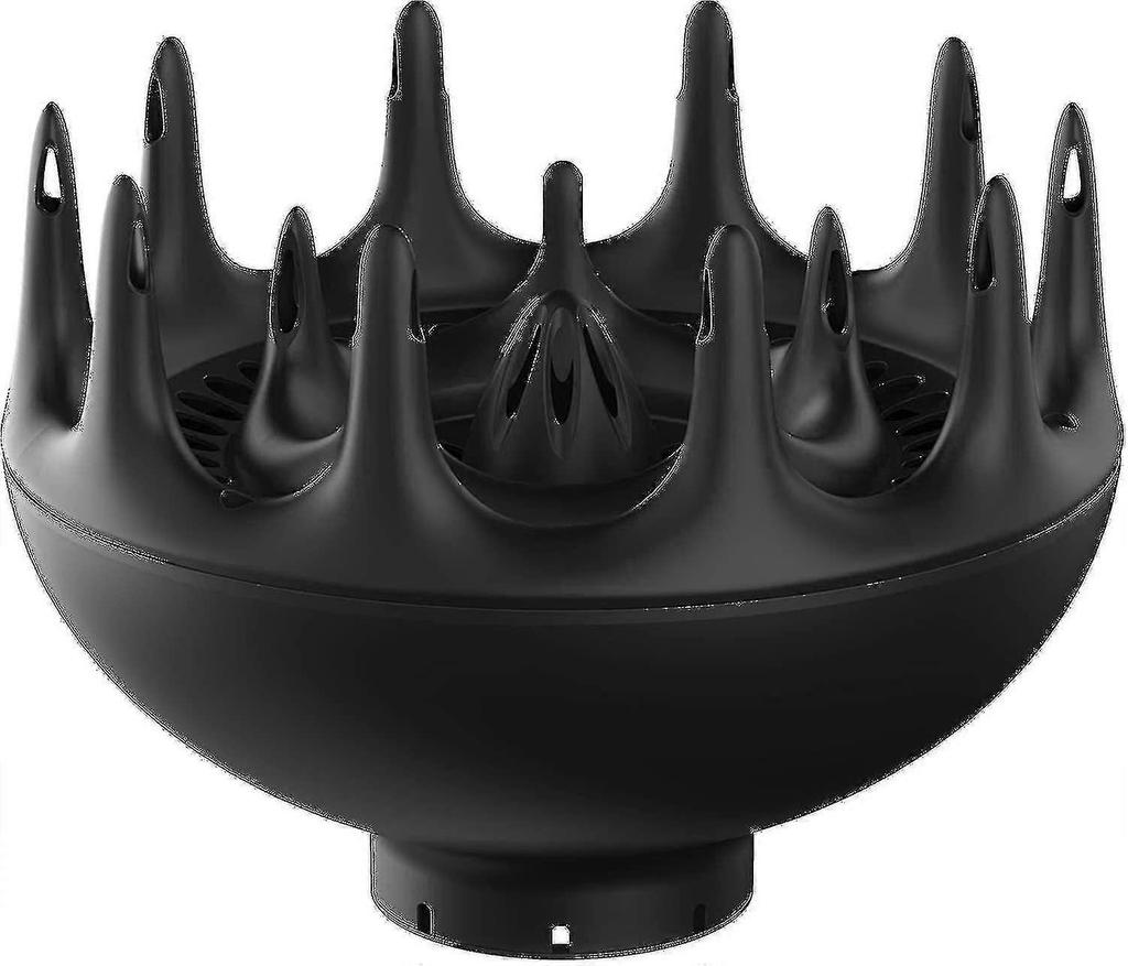 Schwarze Orchidee Großer Haar-Diffusor für Naturlocken