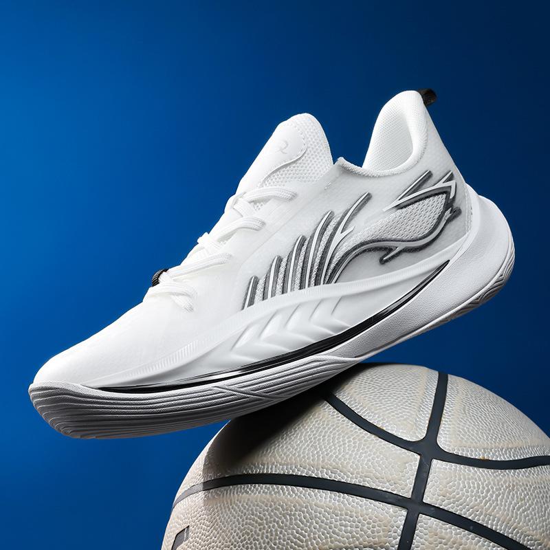 8316 Night Light Basketball Shoes Low Cut Mesh Face Children's Teenagers' Girls' Training Sports Primary Secondary School Students