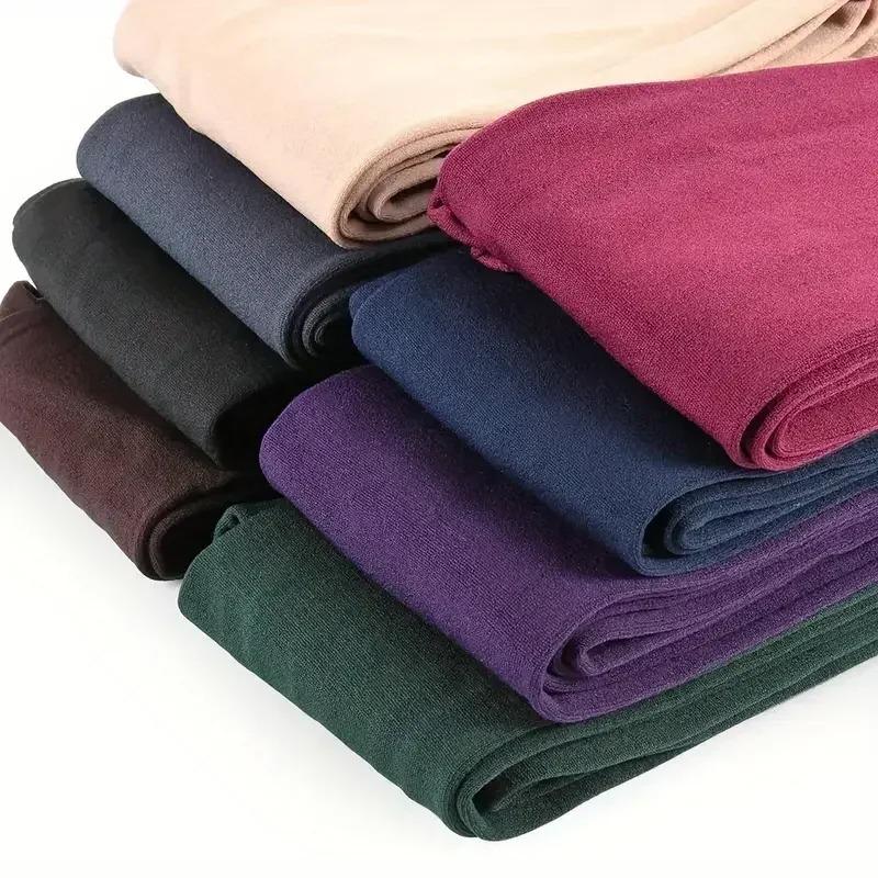 1-2pairs New Thermal Stockings High Elastic Velvet Pantyhose Woman Fleece Tights Winter Warm Pantyhose Female Stretchy Leggings