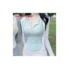 Modern Oversized T Shirt For Women With Half Collar And Embroidery For Casual Wear