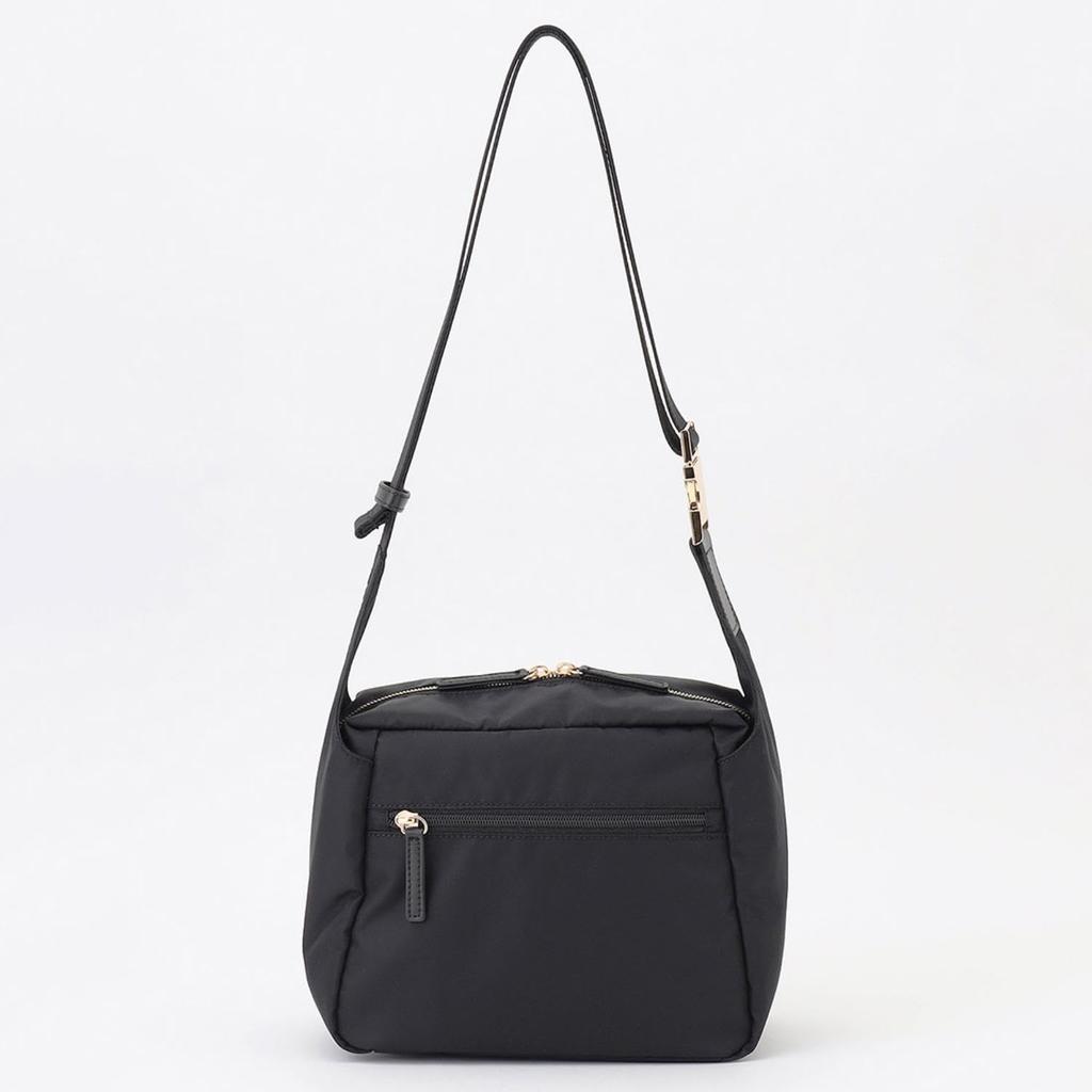 Labagagery Metal Buckle Box Shoulder Bag, SS Size, B008501, Black (10)