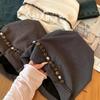 Vintage Y2K Baggy Cap Star Fringed Boho Chain Decor Beanies Cap Versatile Ethnic Style Autumn Winter Pullover Hats Streetwear