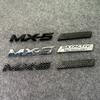 Mazda MX5 Glossy Black ABS Front Grille Eemblem Rear Trunk Badge Letters Sticker For Mazda MX-5 Miata NC ND Logo Accessories Xubal88