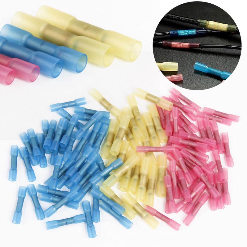 

50 шт. Змішаний термозбіжний стиковий електричний кабельний роз’єм