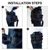 Tool Pouch Tool Organizer Bag Electrician Organizer Pouch Waist Bag Tool Bag with Belt Clip with Pockets Adjustable