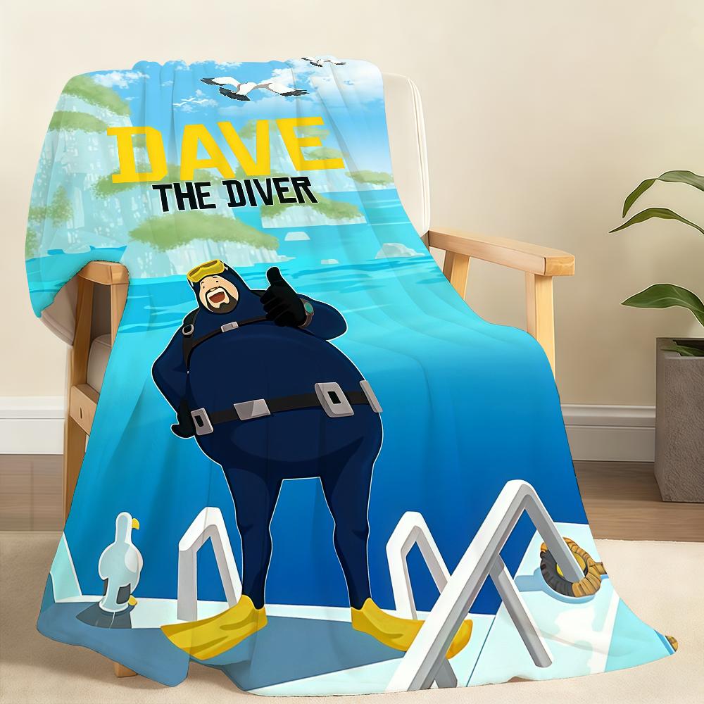 Game DDAVE TTHE DDIVERR Blanket Soft Throw Blanket for Home Bedroom Bed Sofa Picnic Travel Office Rest Cover Blanket Gift
