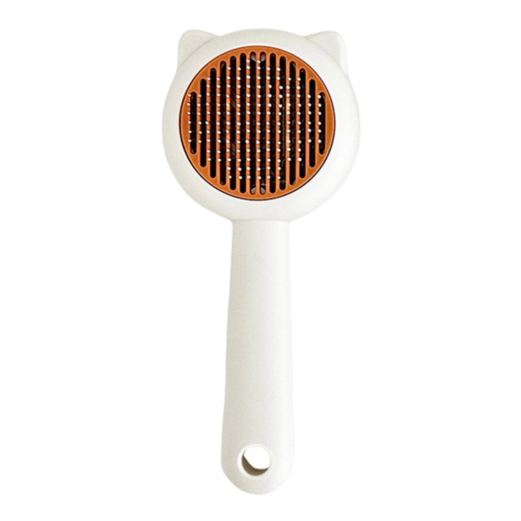 Yousheng Pet Slicker Brush Self Cleaning Shedding Brush Cat Floating Hair Removal Massage Comb Pet Grooming Accessory for Dogs Cats