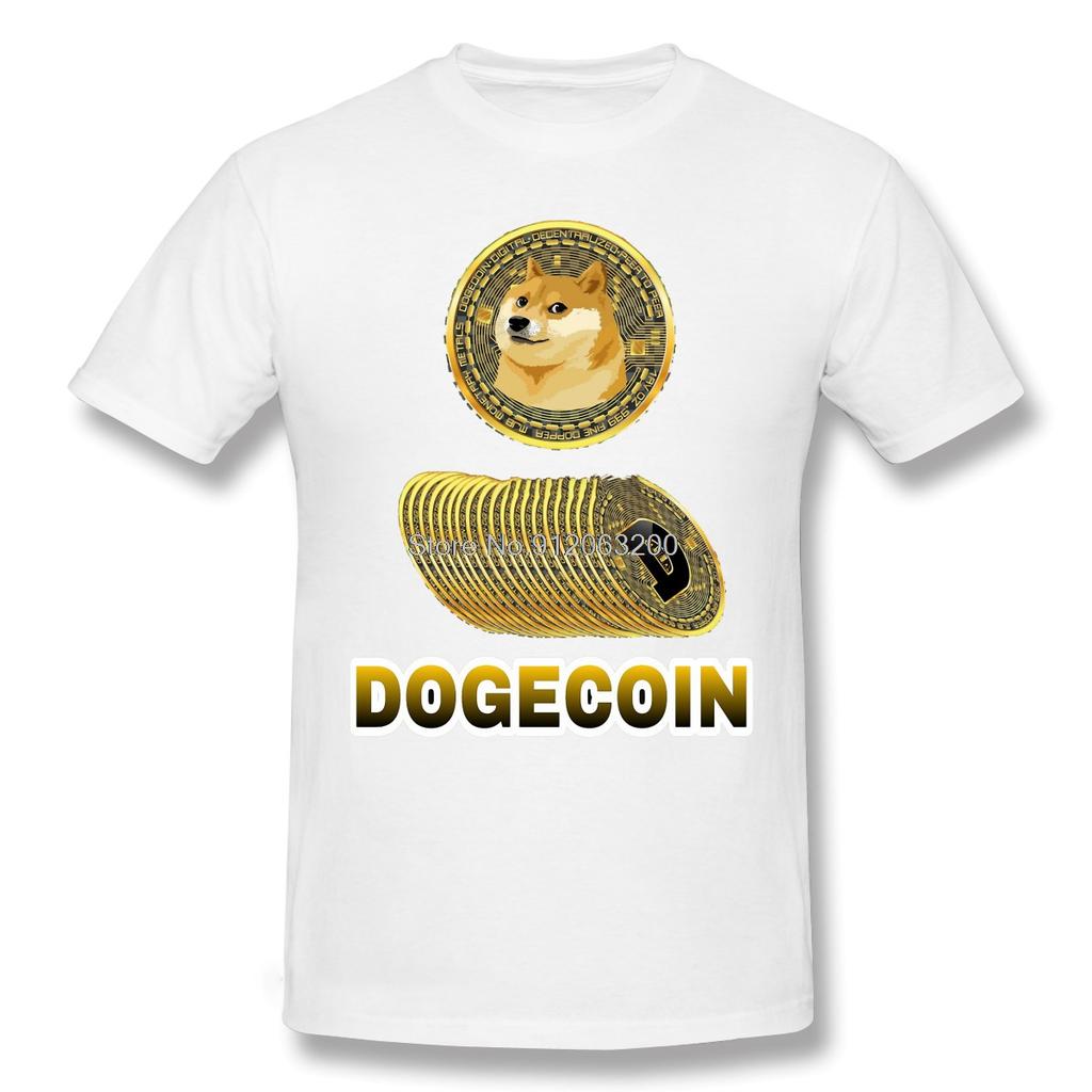 Top Quality Clothing Doge Dogecoin Skyrocketing Bitcoin Currency Tshirt Cryptocurrency Tshirt Fashion Cotton Unisex Shirt