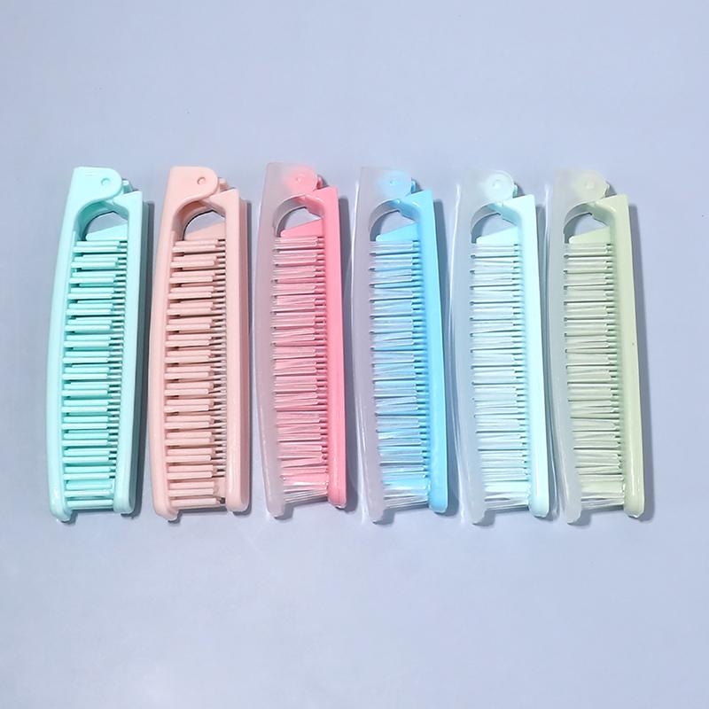 Portable Travel Hair Comb Detangling Hair Brush Foldable Dual-Purpose Massage Comb Anti-Static Hair Combs Hair Styling Tools