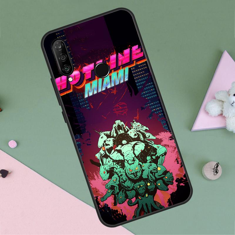 Game Hotline Miami For Huawei Nova 12i 12s 11i 8i 7i 9 10 SE Y90 Y60 Y70 Y72 Y61 Y91 P30 P40 Lite P60 Pro Case