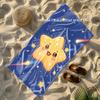 Cute Starry Sky Beach Towel Patterned Sunscreen And Windproof Suitable For Swimming Pool Camping Travel Blanket