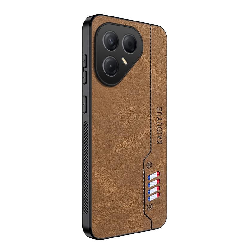 For Tecno Pova 7 4G Skin Feel Matte Leather Phone Case Soft Back Cover Funda For Tecno Pova 7 Protector