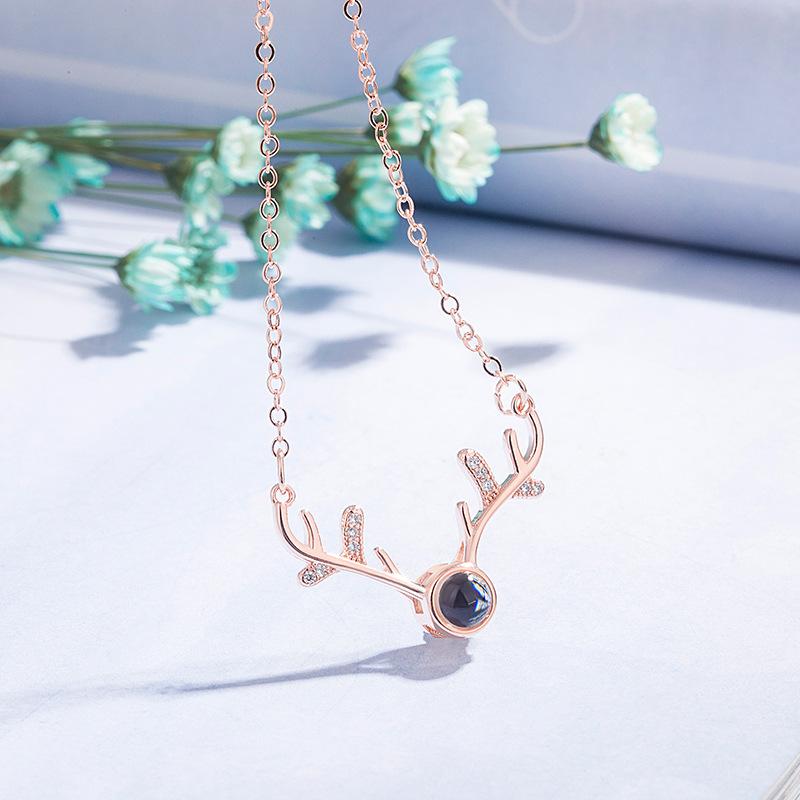 Lindon Damen-Halskette mit Anhänger, Kupferlegierung, Zirkon, modisches Geschenk