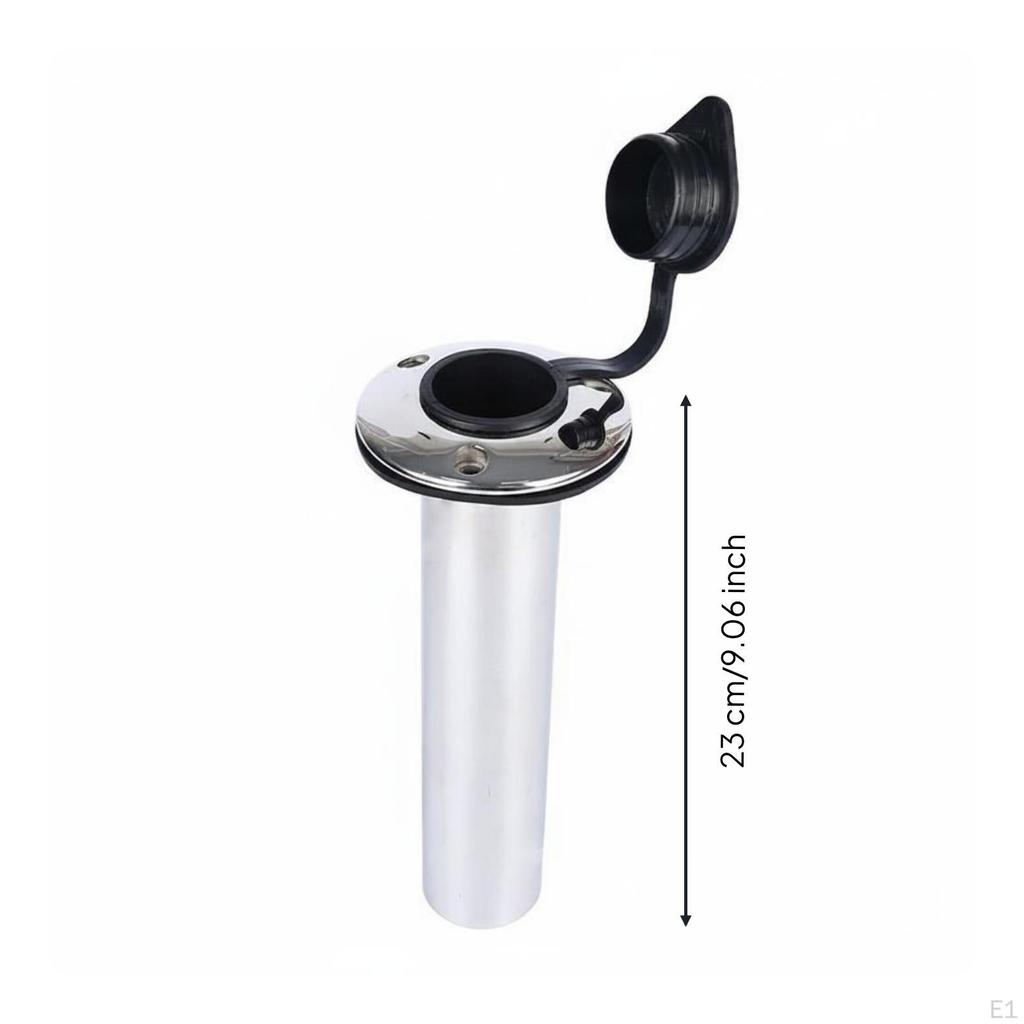 Stainless Steel Rod Holder 50 Mm Size Boat Rust Resistant for Anglers, Yacht