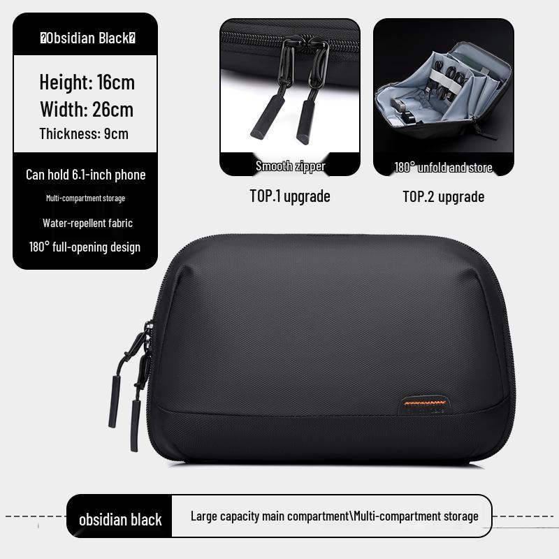 Volcano Waterproof Travel Storage Bag: Portable Digital Organizer & Cable Protector