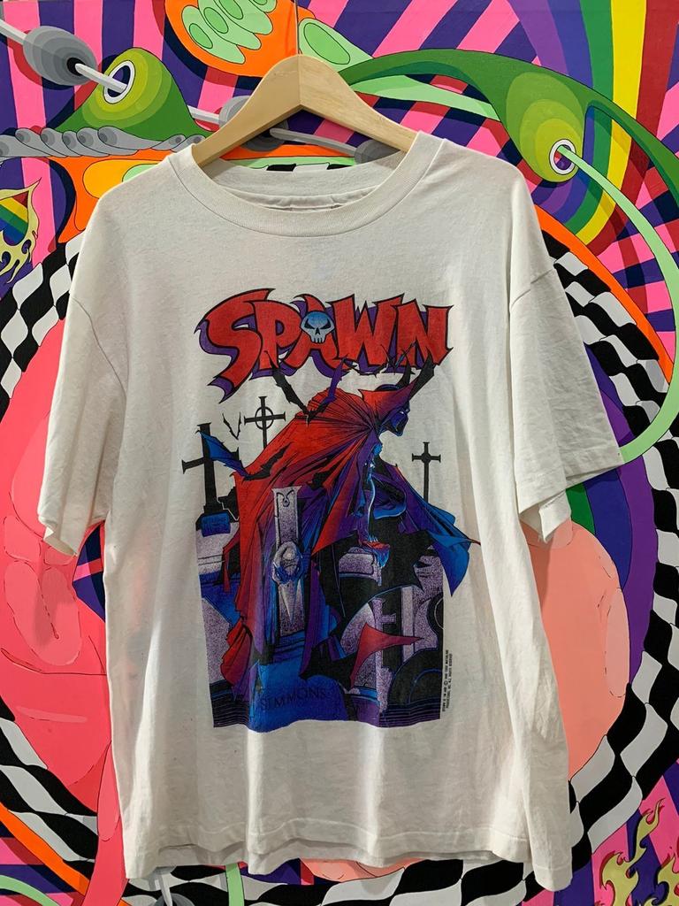 SPAWN Horror Movie T-shirt Unisex Classic White Tee QT3577