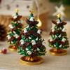 Christmas Ornament Colorful Christmas Tree Resin Display Mold with Bird Decor Living Room Bedroom Home Party Decor