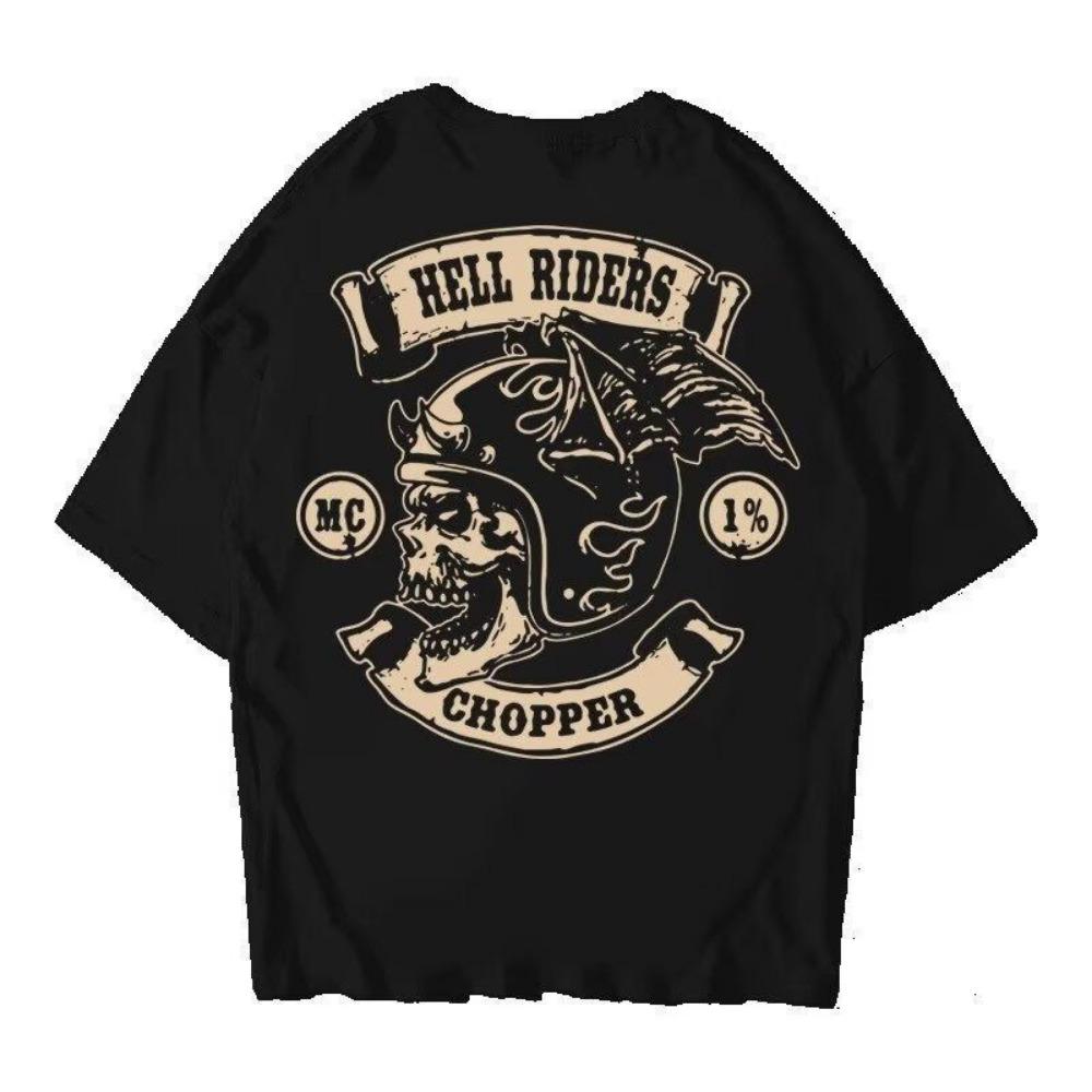 Skeleton Monster Graphic Men's T-shirt Summer Streetwear Round Neck T-shirt Outdoor Casual Plus Size Tees Top Women Clothing