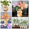 Ceramic Siamese Cat Vase Living Room Bedroom Decoration Ornaments Flower Pot Creative Flower Arrangement Storage Holder
