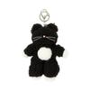 Tall Black Cat Keychain Doll (34012605)