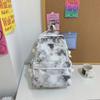 Trend Tie-Dye Student Schoolbag Large-Capacity Literary Backpack Korean Casual Junior High School Student Backpack Female