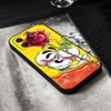 Cartoon D-Diddl Phone Case Black Silicone Soft Shell For IPhone 17 16 15 14 13 12 11 Air Pro Max Plus Hot Sale