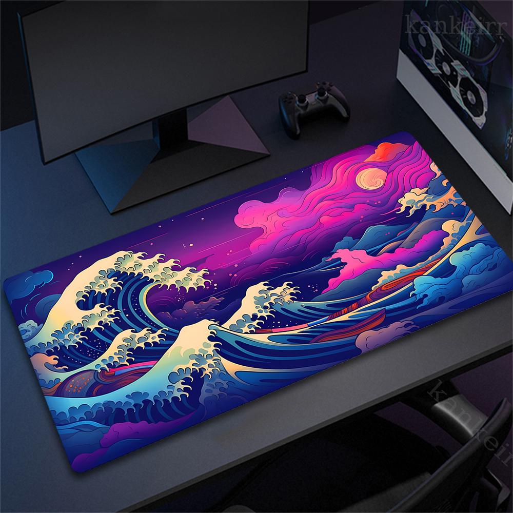 Personalized Art Gaming Mouse Pad Gamer Large Mouse Mat Great Wave Big Mouse Pads Pc Computer Mousepad XXL Laptop HD Desk Mats