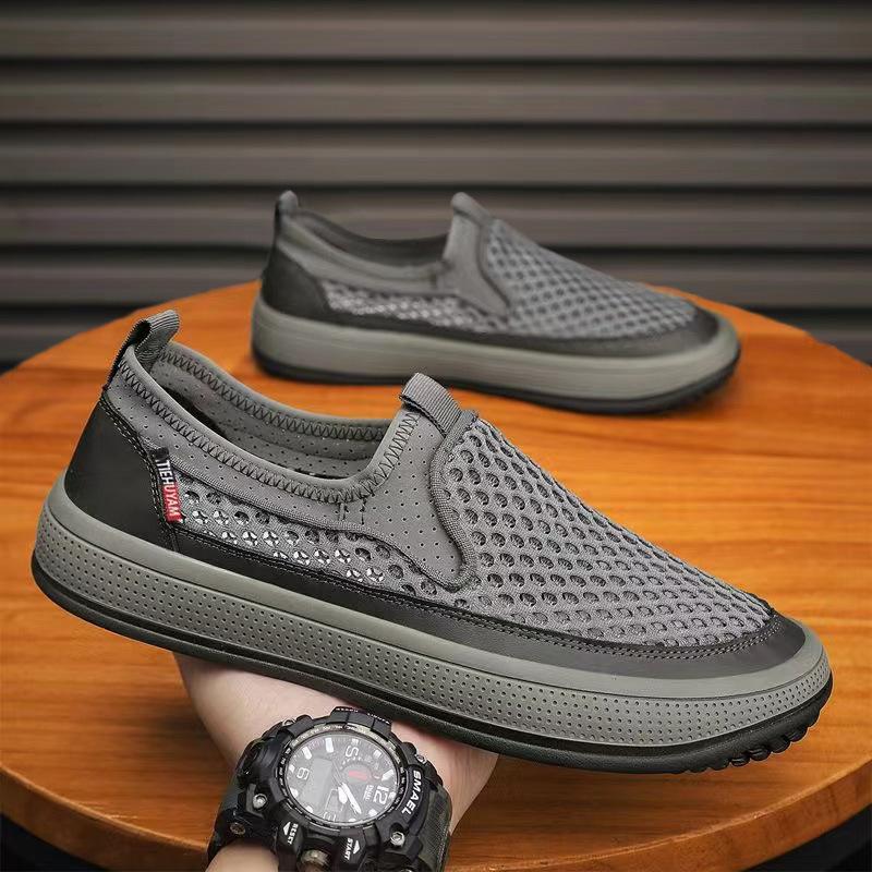 [Platforma RK-Platform Síťové boty na léto pro muže Pánské ležérní boty Síťové boty