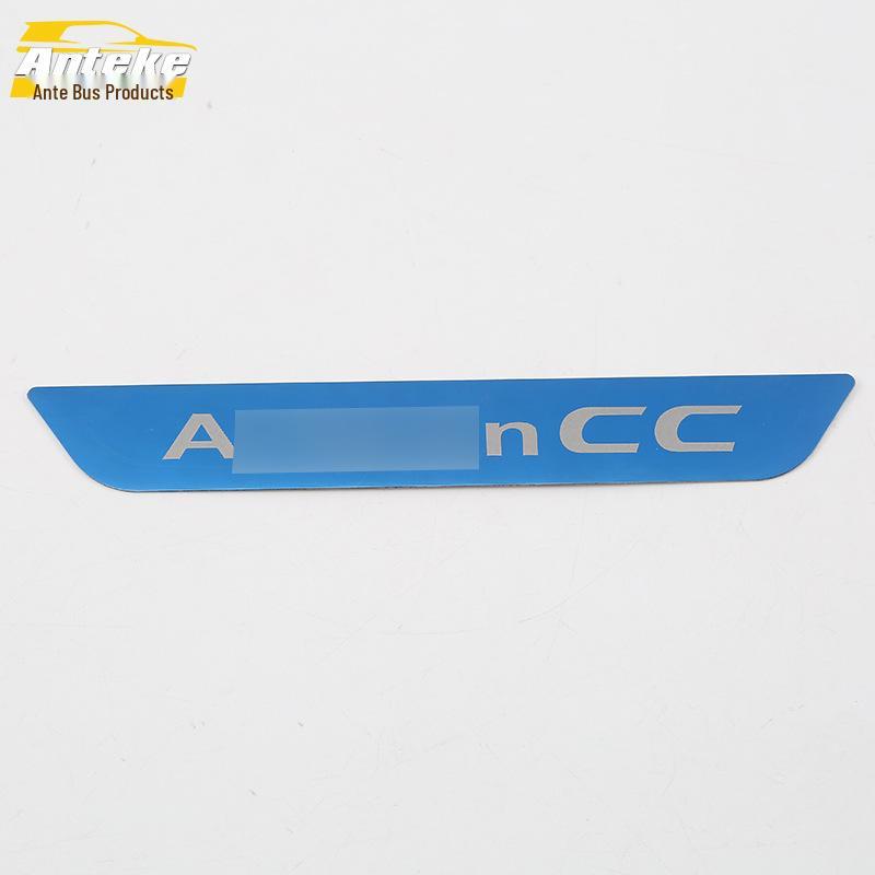 18 CC Rear Guard Plate Stainless Steel Trunk Protector for Tailgate