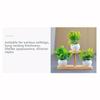 with Flowerpot Faux Plant Bonsai Green Leaves Artificial Potted Plant  Home Decoration