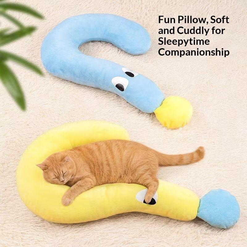 Winter Pet Little Pillow U-Shaped Neck Protector Deep Sleep For Puppy Kitten Pillow Dogs Cats Headrest Sleep Pillow Pet Supplies