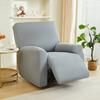4 Pack Solid Elastic Recliner Chair Covers Non Slip Armchair Protector Furniture Dust Cover For Single Seat Sofa