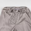 European and American Solid Color Vertical Feeling Floor Dragging Satin Trendy Loose Casual Pants