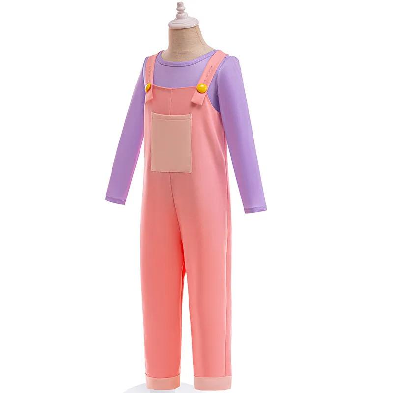 New Game The Amazing Digital Circus Jax Cosplay Costumes Kids Girl Jumpsuit+Gloves For Party Dress Up Halloween Carnival Costume