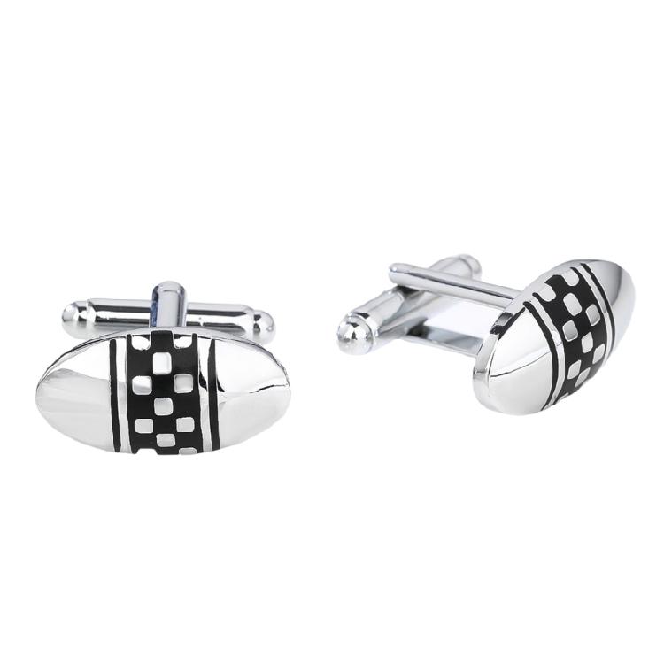 

Premium Mens Office Cufflinks Elegant Oval/Bottle Detailing Cuff Link Versatile Dress Shirt Accessory for Daily Wear